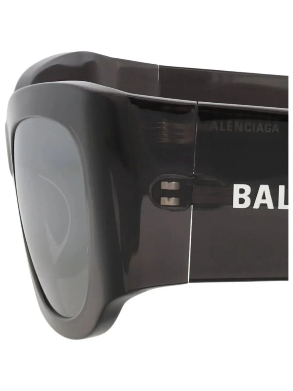 New Balenciaga Women's Sunglasses Cat Eye Recycled Acetate Frame Grey Grey